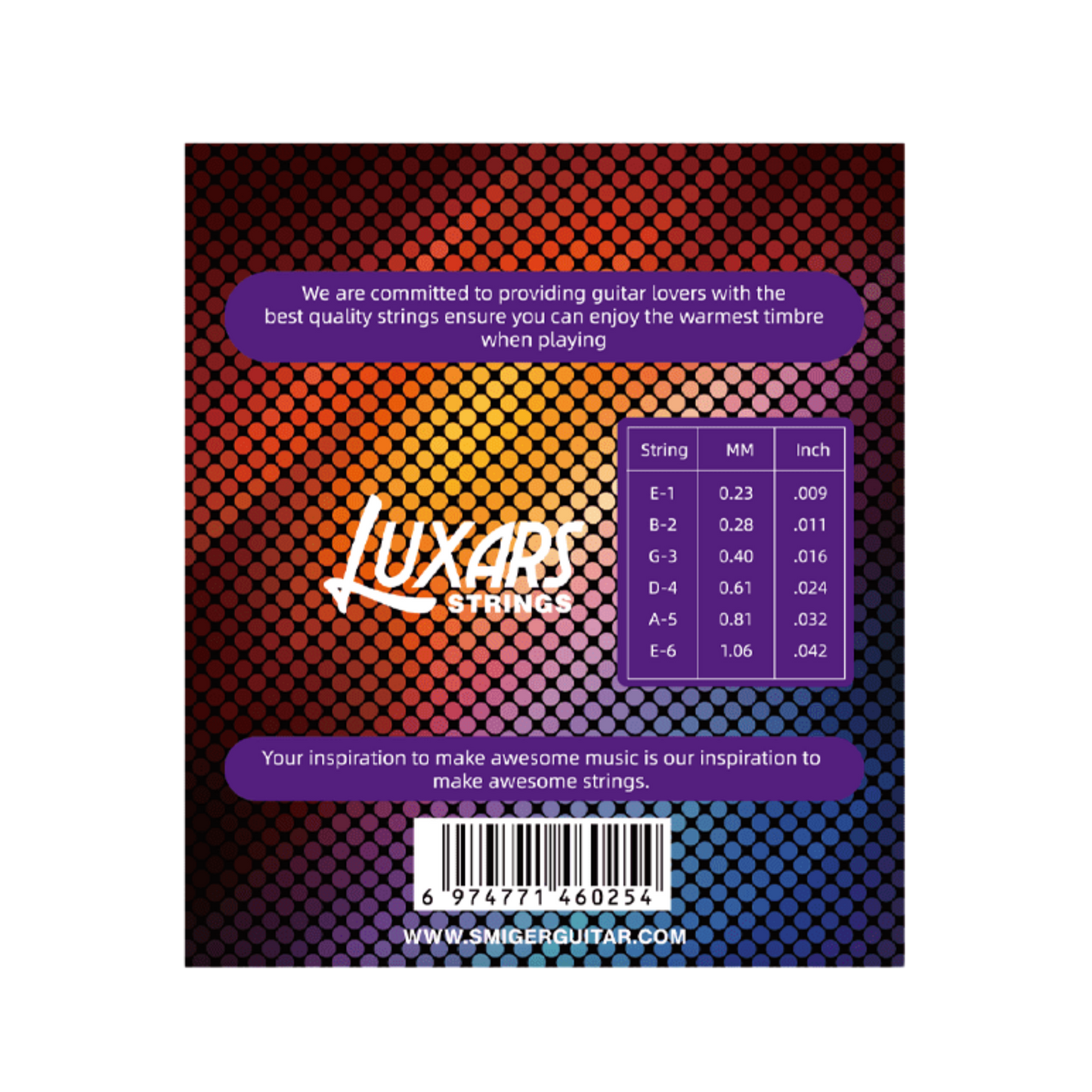 Luxars LX-E09 Electric Guitar Strings