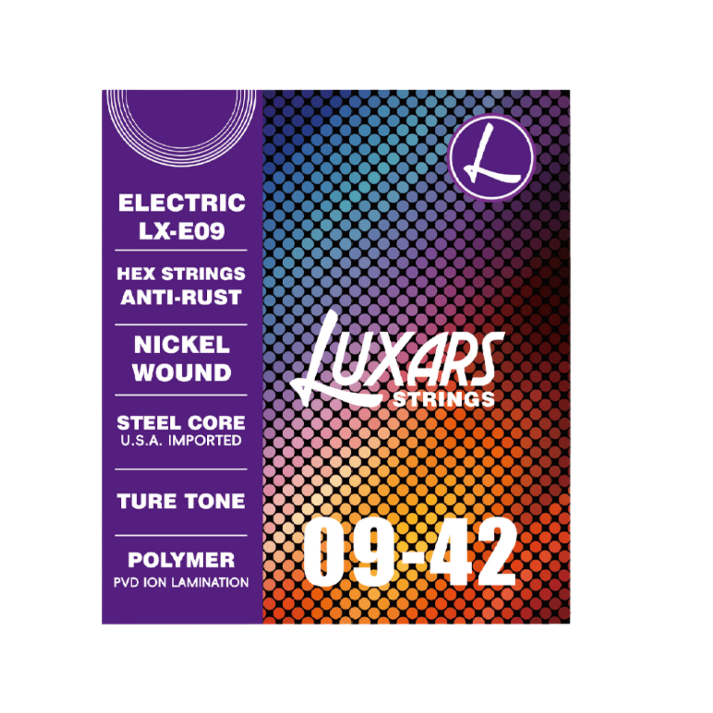 Luxars LX-E09 Electric Guitar Strings