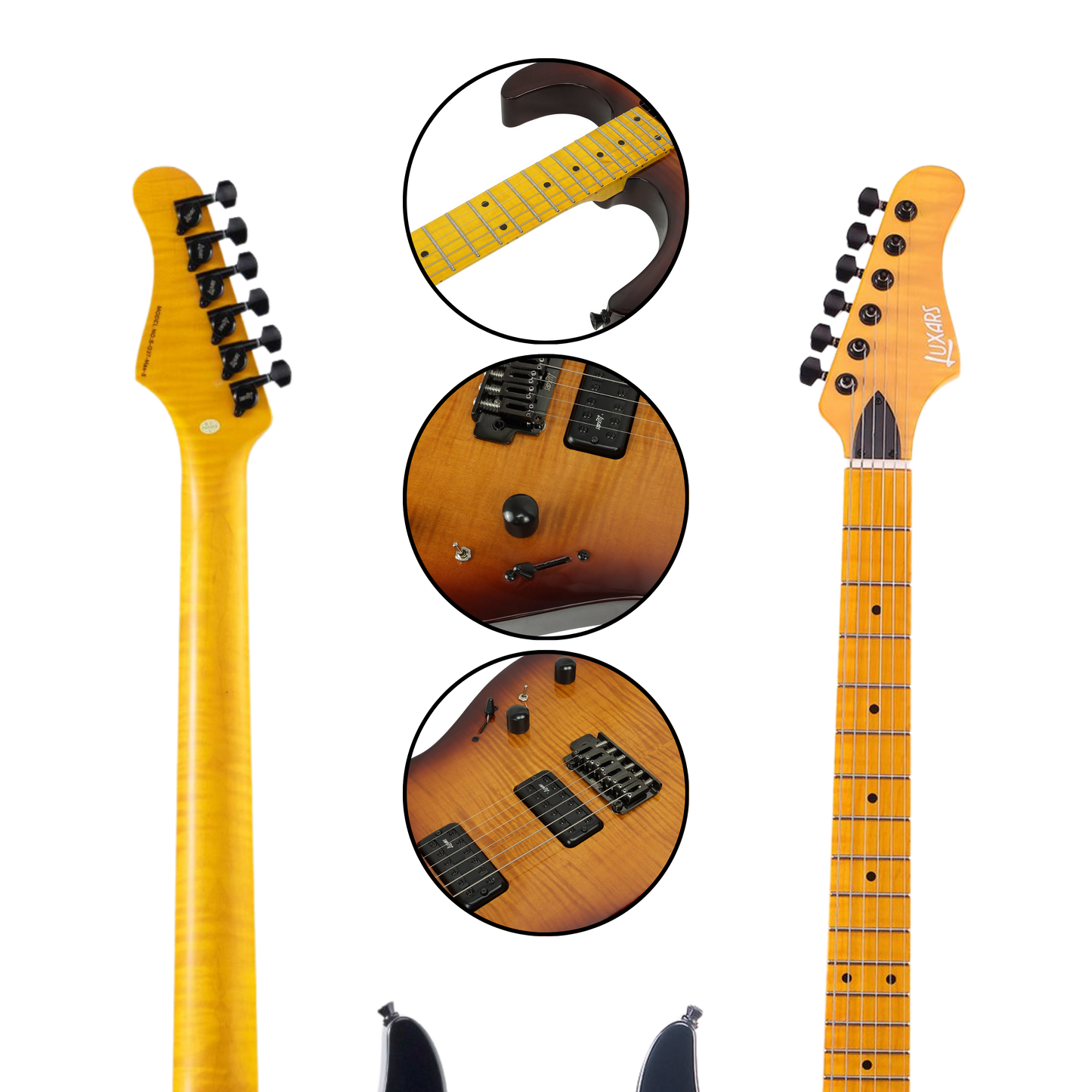 Luxars S-G37-MAX-S Electric Guitar