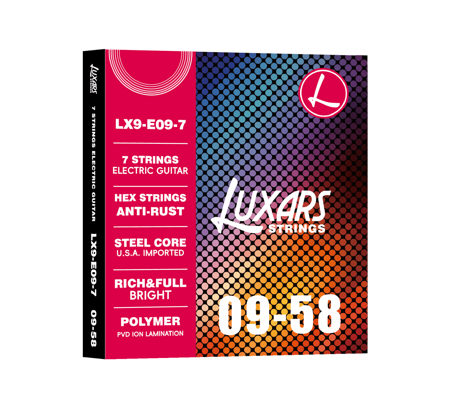 Luxars LX9-E09-7 Electric Guitar Strings