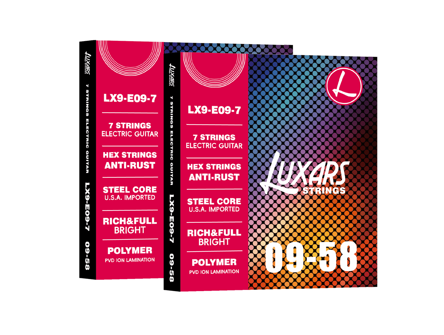 Luxars LX9-E09-7 Electric Guitar Strings