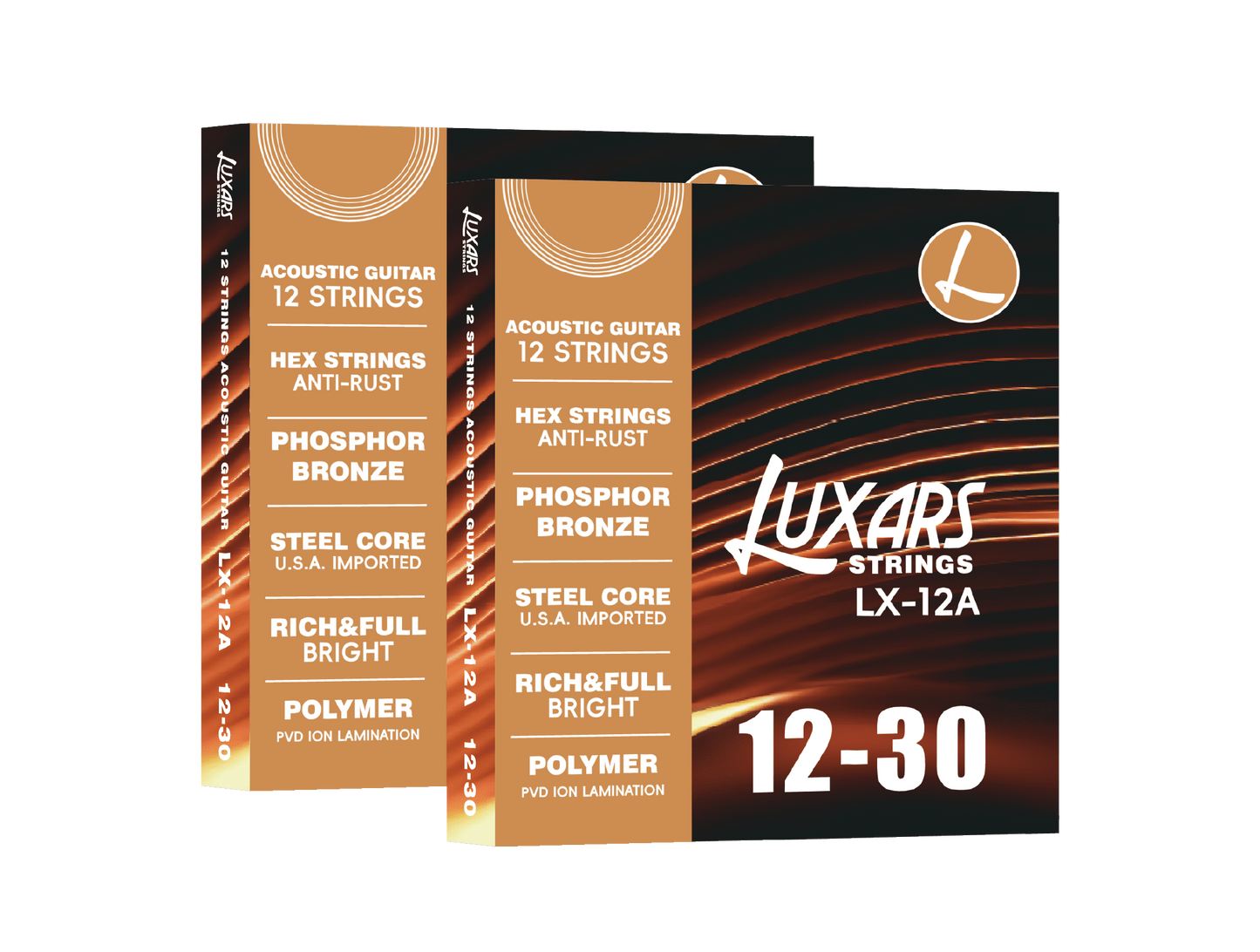 Luxars LX-12-A Acoustic Guitar Strings