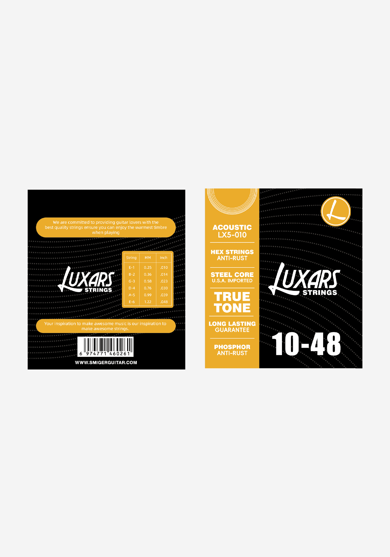 Luxars LX5-010 Acoustic Guitar Strings