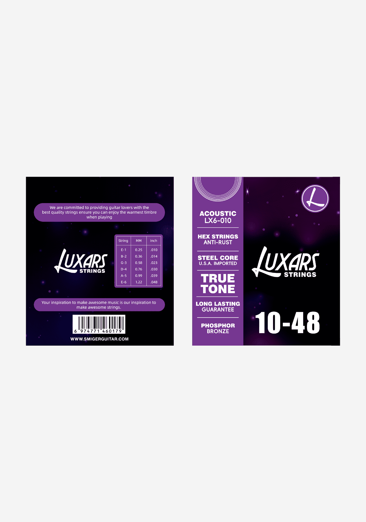 Luxars LX6-010 Acoustic Guitar Strings