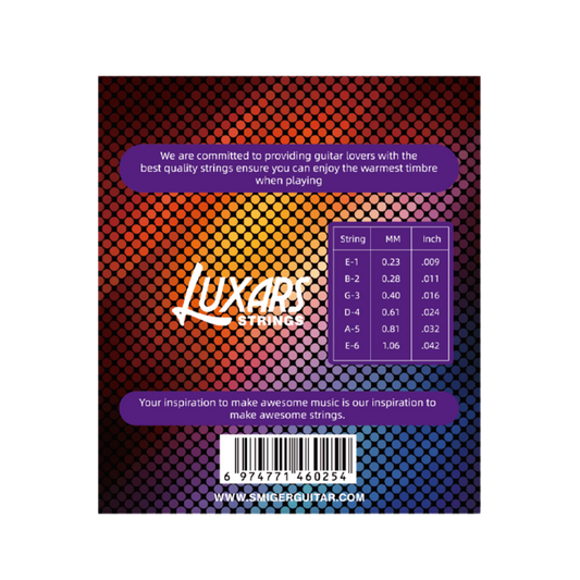 Luxars LX-E09 Electric Guitar Strings