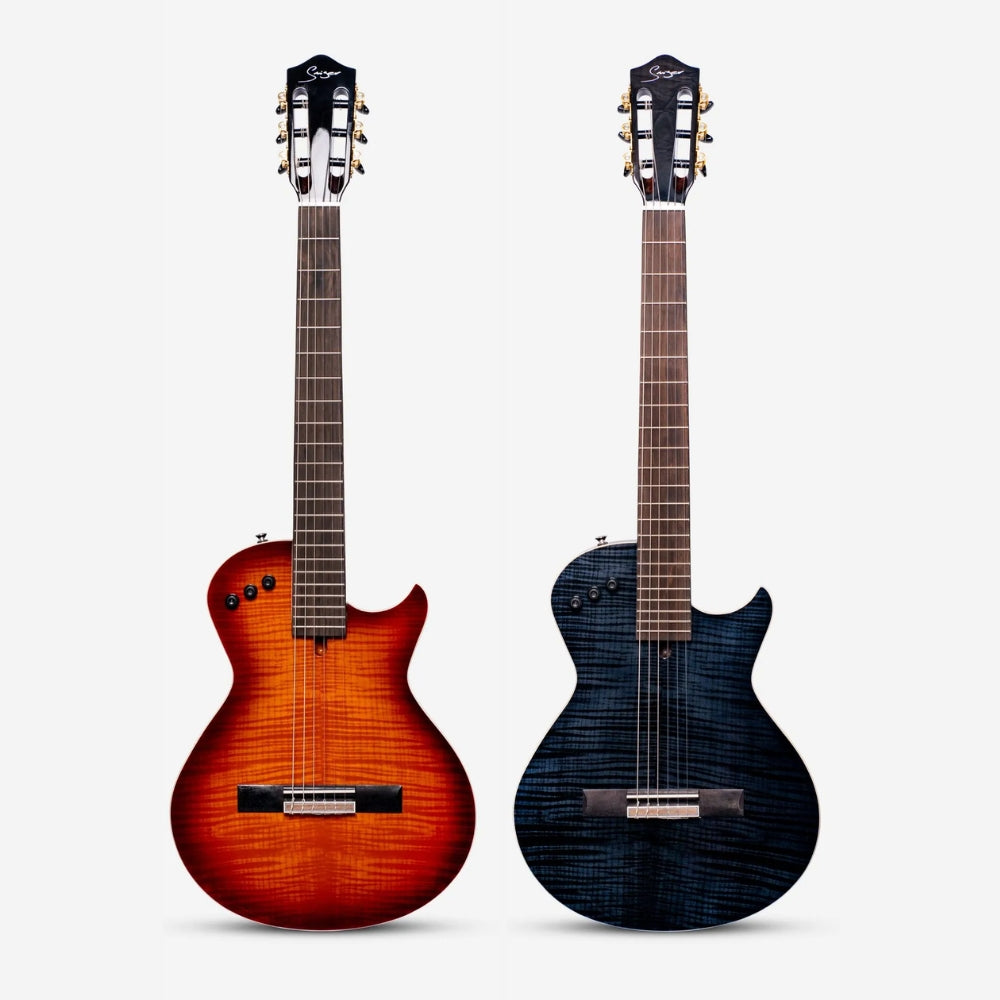 Smiger LE-C2 Silent Okoume Body Classical Electric Guitar with EQ
