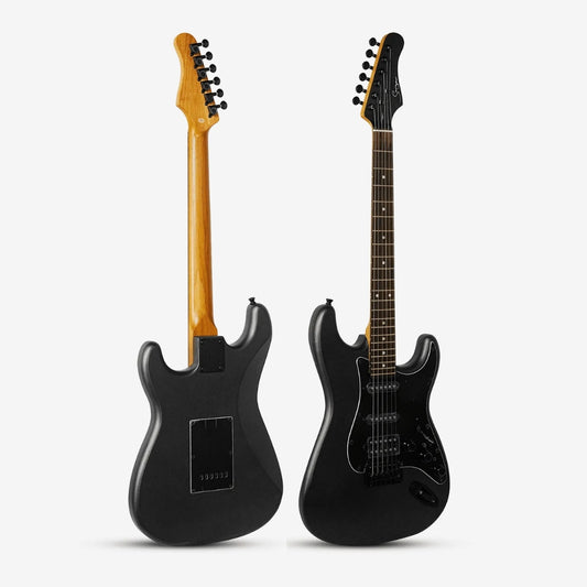 Smiger L-G2-i6-MBK ST Electric Guitar with Built-in Effects