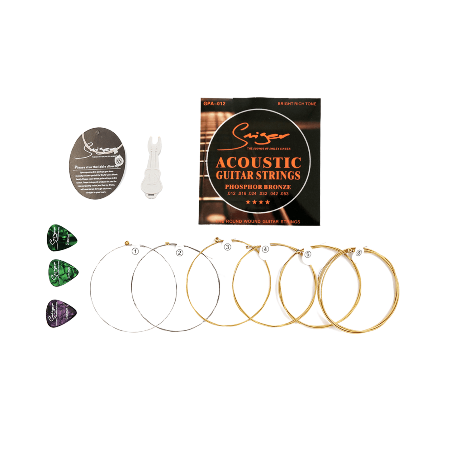 Smiger GPA-12 Acoustic Strings
