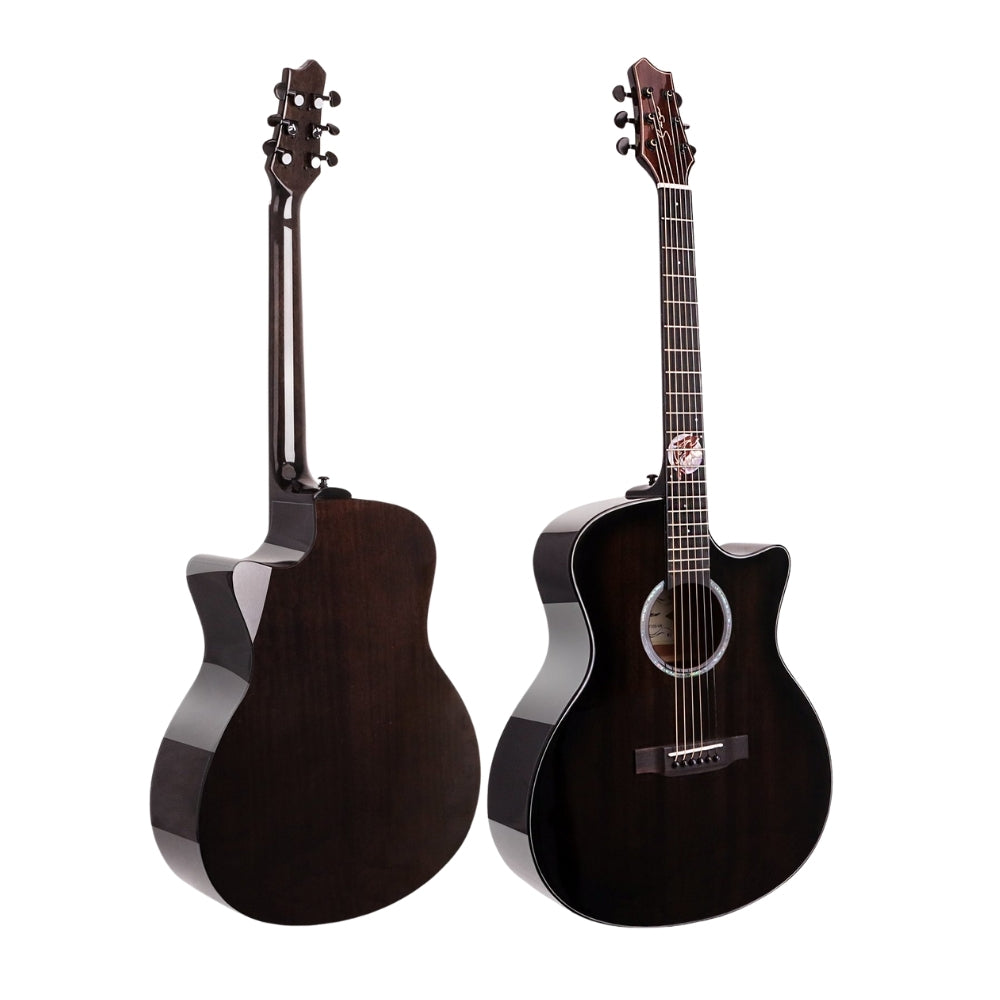 Smiger M-D10S 41-inch solid Acoustic Guitar with EQ and Bag