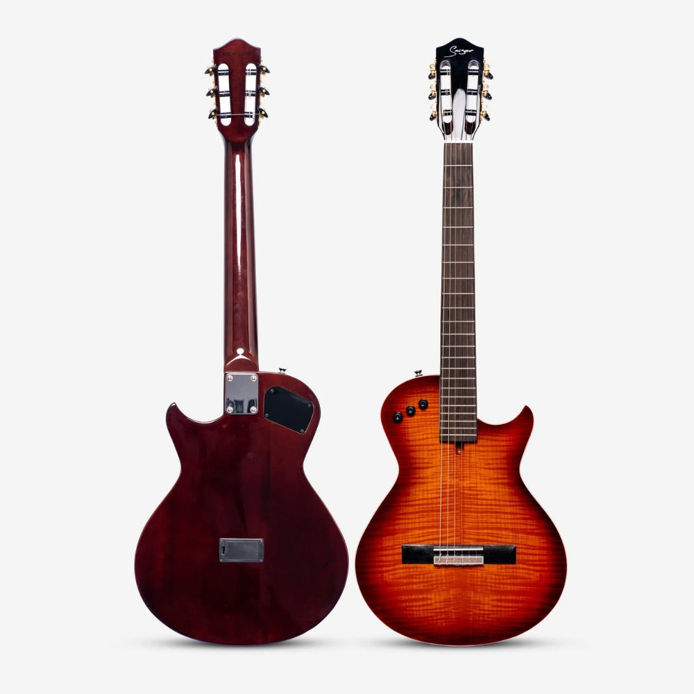 Smiger LE-C2 Silent Okoume Body Classical Electric Guitar with EQ
