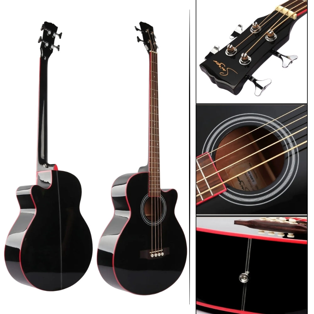 Smiger G-MBS-50 4-String Acoustic Bass Guitar Wood Bass Guitar  | Acoustic Bass Guitar