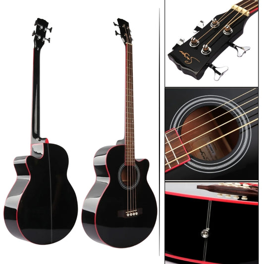 Smiger G-MBS-50 4-String Acoustic Bass Guitar Wood Bass Guitar  | Acoustic Bass Guitar