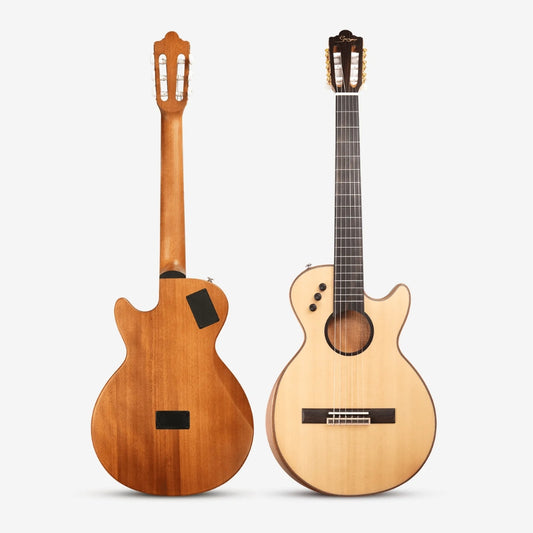 Smiger LE-C1 High-end Cross-border Electroacoustic Nylon Guitar - 40 Inch Cutaway Classical Guitar