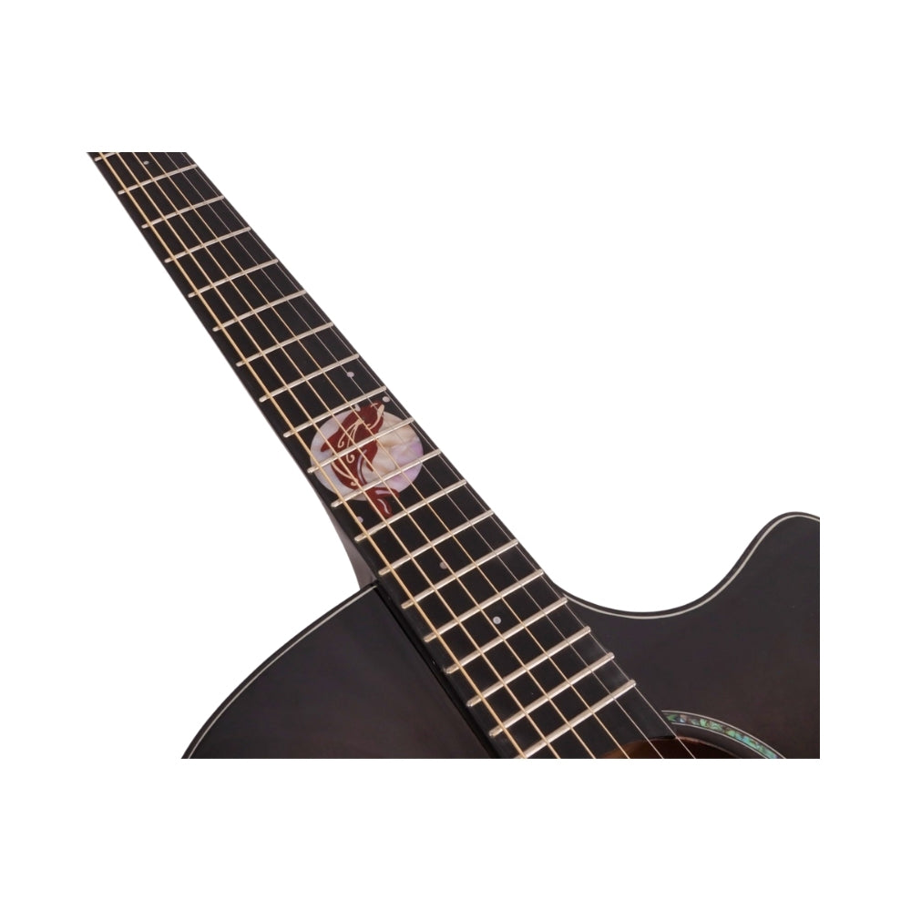 Smiger M-D10S 41-inch solid Acoustic Guitar with EQ and Bag