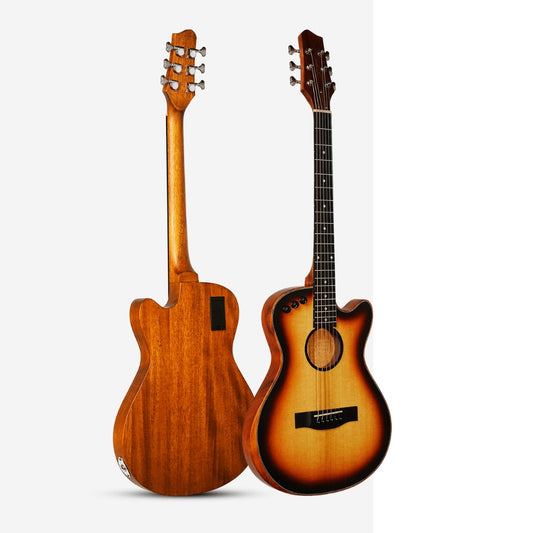 Smiger LE-A1 40-inch Spruce Solid Top Folk Guitar