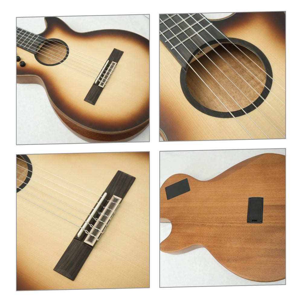 Smiger LE-C1 High-end Cross-border Electroacoustic Nylon Guitar - 40 Inch Cutaway Classical Guitar