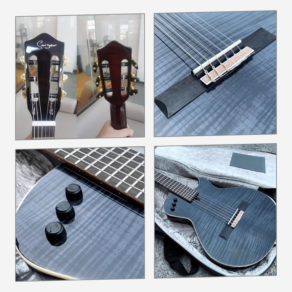 Smiger LE-C2 Silent Okoume Body Classical Electric Guitar with EQ