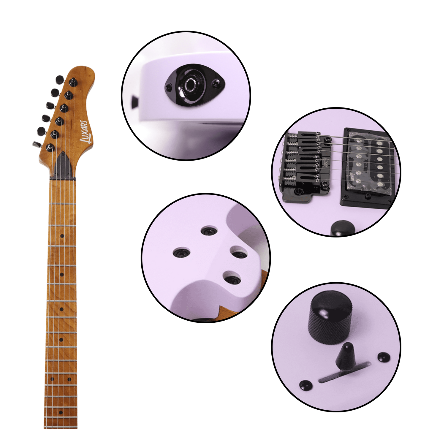 Luxars S-G37-PRO Electric Guitar