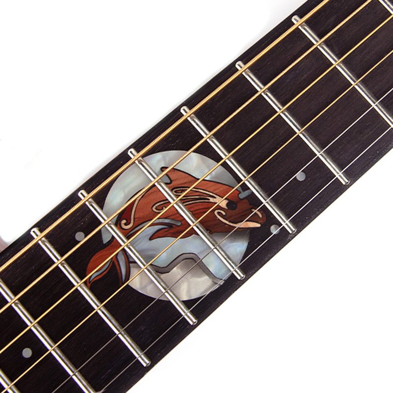 Smiger M-D10S 41-inch solid Acoustic Guitar with EQ and Bag