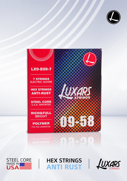 Luxars LX9-E09-7 Electric Guitar Strings